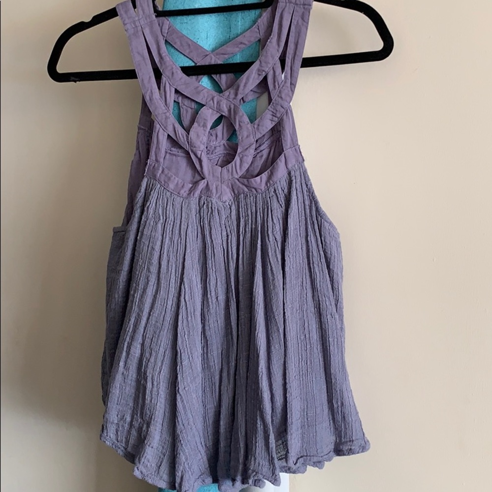 Free People purple tank - Picture 2 of 3